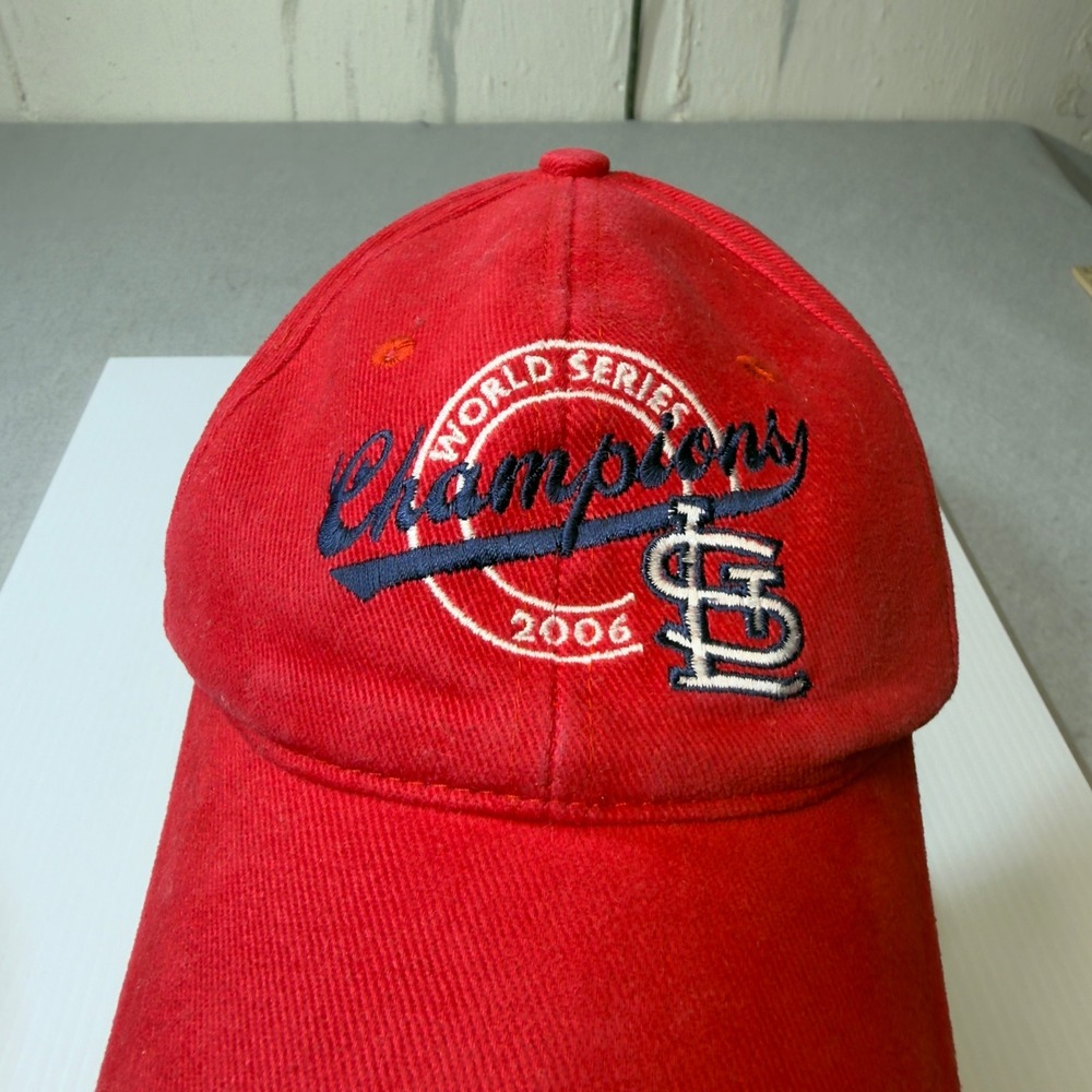 St Louis Cardinals 2006 World Series Champions Red Baseball Cap Hat